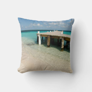 Cojín Decorativo Belice, Mar Caribe, Cayo Goff. Una pequeña isla
