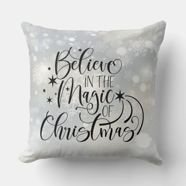 Cojín Decorativo Believe In The Magic Of Christmas (Anverso)