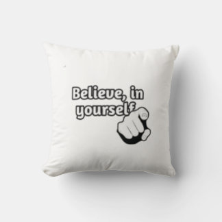 Cojín Decorativo (Believe in yourself) Throw Pillow