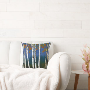 Cojín Decorativo Bella Birch de Otoño