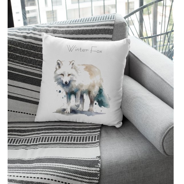 Cojín Decorativo Belleza ártica: personalizado de Winter Fox (Subido por el creador)