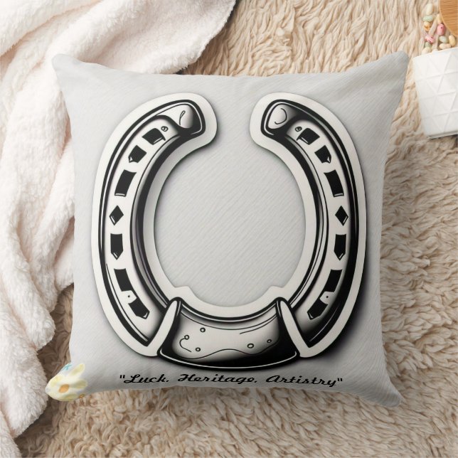 Cojín Decorativo "Belleza Blanco Negro" (Manta)