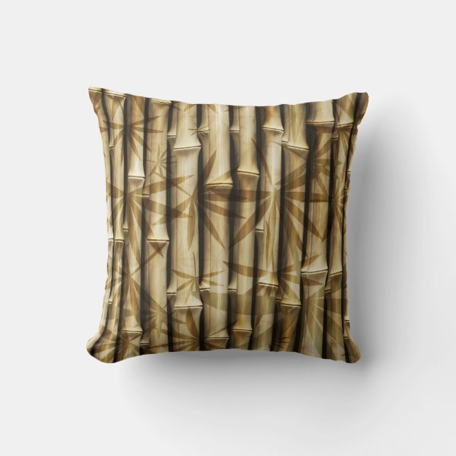 COJÍN DECORATIVO BELLEZA DE BAMBÚ (Anverso)
