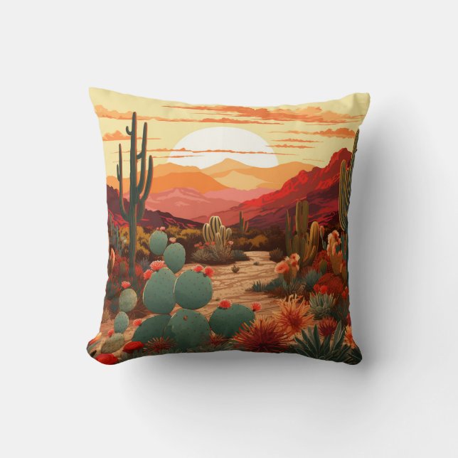 COJÍN DECORATIVO BELLEZA DE DESIERTO #1 (Anverso)