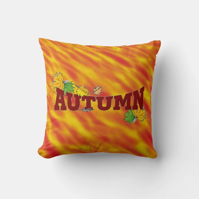 Cojín Decorativo Belleza de otoño - (Anverso)