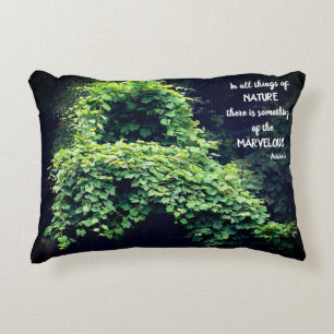 Cojín Decorativo Belleza en la naturaleza Vides Cita Inspiradora