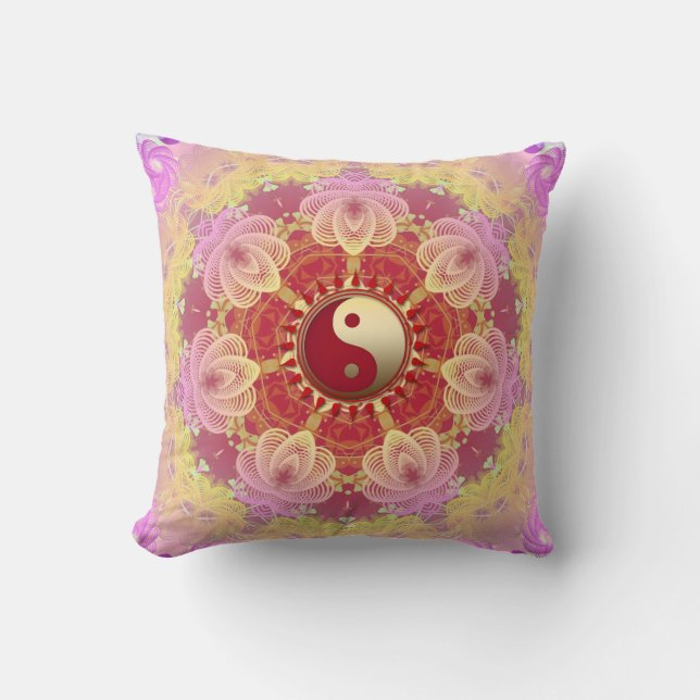 Cojín Decorativo Belleza femenina Nueva Era Yin Yang Cushion (Anverso)