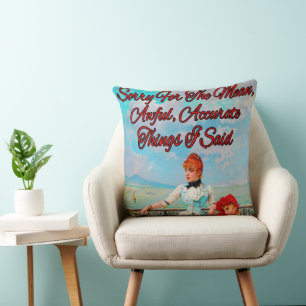 Cojín Decorativo Belleza napolitana de Vittorio Matteo Corcos