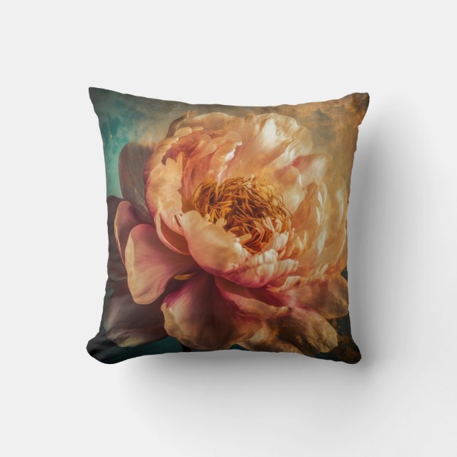 Cojín Decorativo Belleza Peach (Anverso)