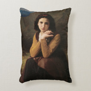 Cojín Decorativo Belleza reflexiva (Pensión Mignon) 1869 Bouguereau