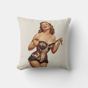 Cojín Decorativo Belleza retro 50