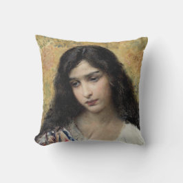 Cojín Decorativo Belleza rusa (por Konstantin Makovsky)