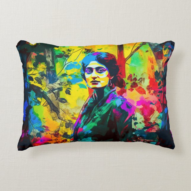 Cojín Decorativo Belleza vibrante (Anverso)