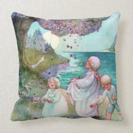 Cojín Decorativo Bello Artes de Anne Anderson de los niños del