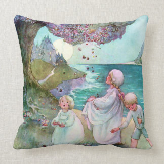 Cojín Decorativo Bello Artes de Anne Anderson de los niños del
