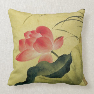 Cojín Decorativo Bello Artes del chino de la compasión de la flor