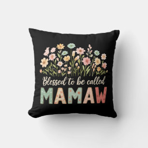 Cojín Decorativo Bendecida por ser llamada Mamaw