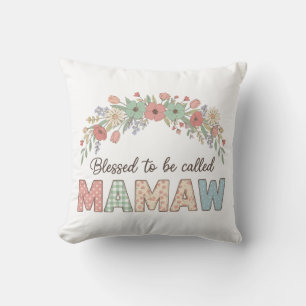 Cojín Decorativo Bendecida por ser llamada Mamaw