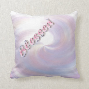 Cojín Decorativo Bendecido. Textura espiral