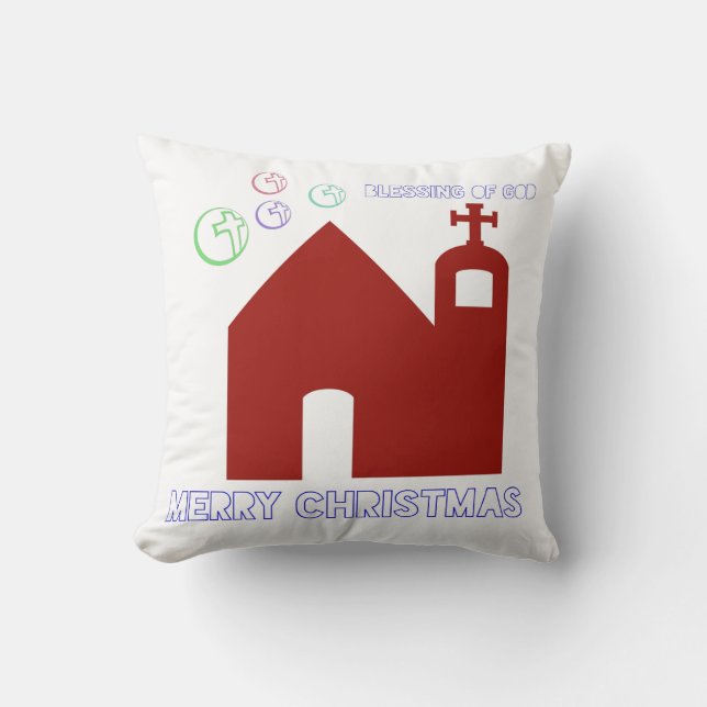 Cojín Decorativo bendición de Dios (Anverso)