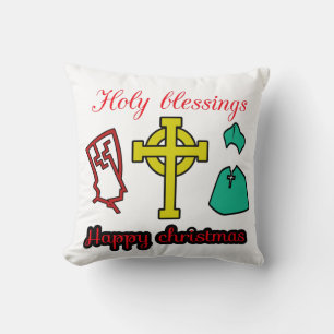 Cojín Decorativo bendición santa