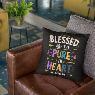 Cojín Decorativo Bendiciones puras del corazón