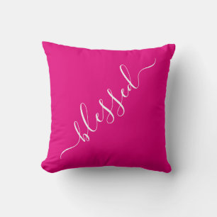 Cojín Decorativo Bendito rosa caliente