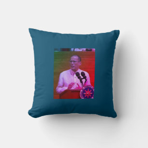 Cojín Decorativo Benigno PNoy Aquino III 15º presidente de Filipina