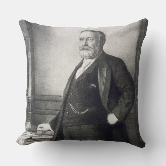 Cojín Decorativo Benjamin Harrison (1833-1901), 23ro presidente de (Anverso)