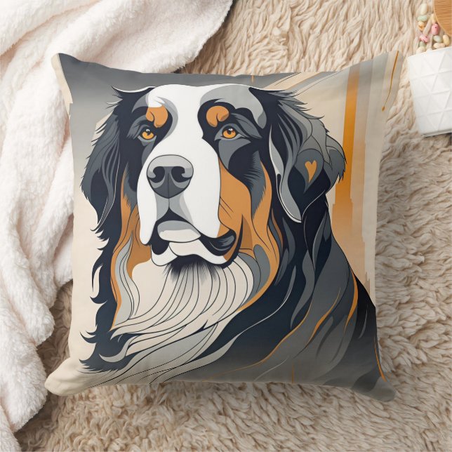 Cojín Decorativo Bernese Mountain Dog Pillow (Manta)