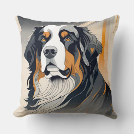 Cojín Decorativo Bernese Mountain Dog Pillow