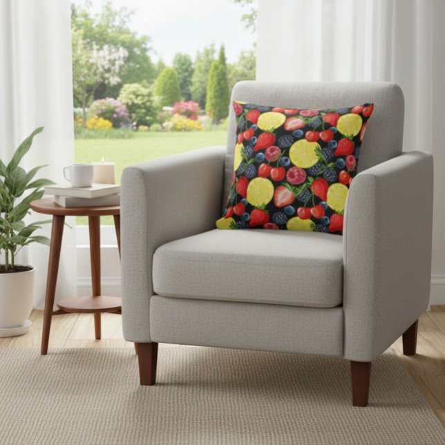 Cojín Decorativo Berries & Citrus Slices (Subido por el creador)