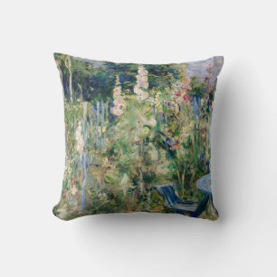 Cojín Decorativo Berthe Morisot - Rosas Trébol / Malvarrosas