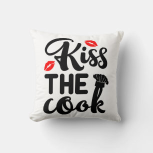 Cojín Decorativo Besa Al Cocinero, Panadero Divertida Cocina Repos