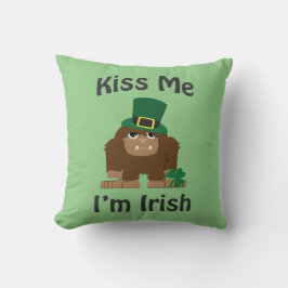 Cojín Decorativo Bésame soy irish Bigfoot
