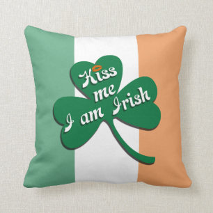 Cojín Decorativo Bésame soy irlandés