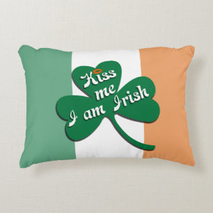 Cojín Decorativo Bésame soy irlandés