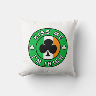 Cojín Decorativo Bésame soy irlandés
