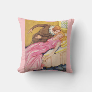 Cojín Decorativo Besamiento encantador en Prince Belleza durmiente