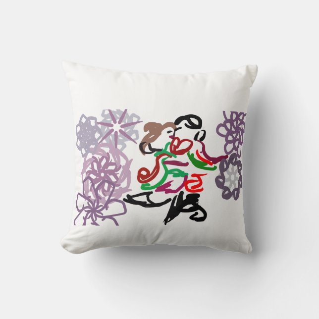 Cojín Decorativo Beso de Vacaciones  (Anverso)