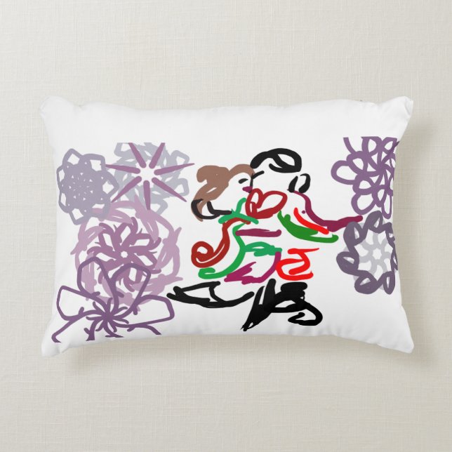 Cojín Decorativo Beso de vacaciones  (Anverso)