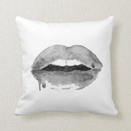 Cojín Decorativo Beso negro y blanco
