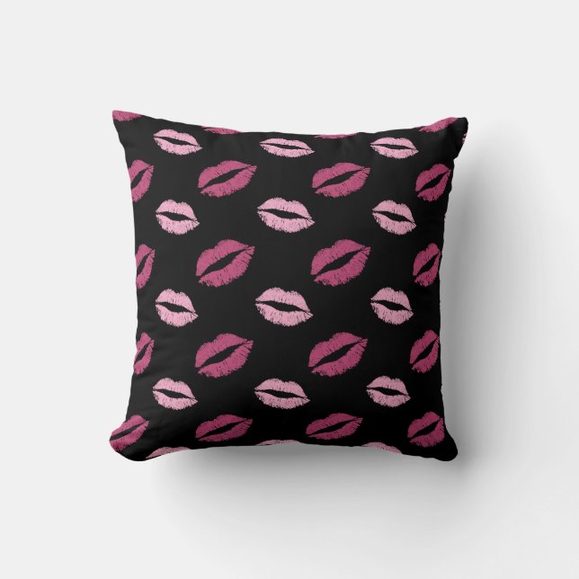 Cojín Decorativo Besos Rosados (Anverso)