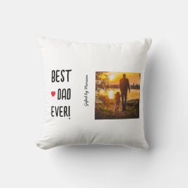 Cojín Decorativo Best Dad Ever Customizable Name