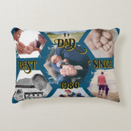 Cojín Decorativo  "Best Dad Since" personalizable