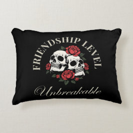 Cojín Decorativo Best Friend, Friendship Level: Unbreakable, friend