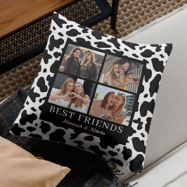 Cojín Decorativo Best Friend Keepsake Photo Collage Animal Print
