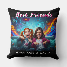 Cojín Decorativo Best Friends Sisters Funny