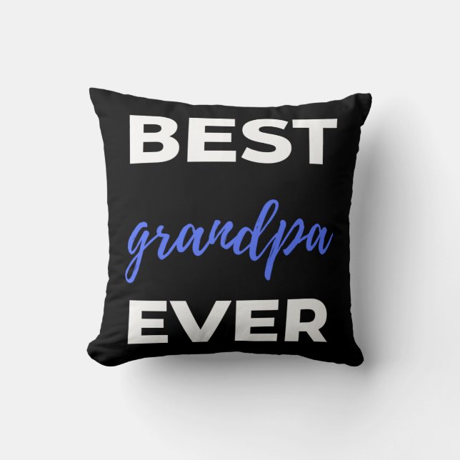 Cojín Decorativo Best Grandpa Ever (Anverso)