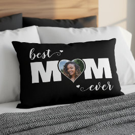Cojín Decorativo Best Mom Ever Heart Photo Mother's Day